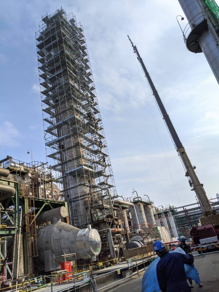 三重県 四日市市 プラント工事 足場工事 鳶工事 重量工事 機械器具設置工事 土木工事 建設会社